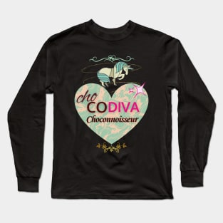 ChoCODIVA: Choconnoisseur - funny Valentine Long Sleeve T-Shirt